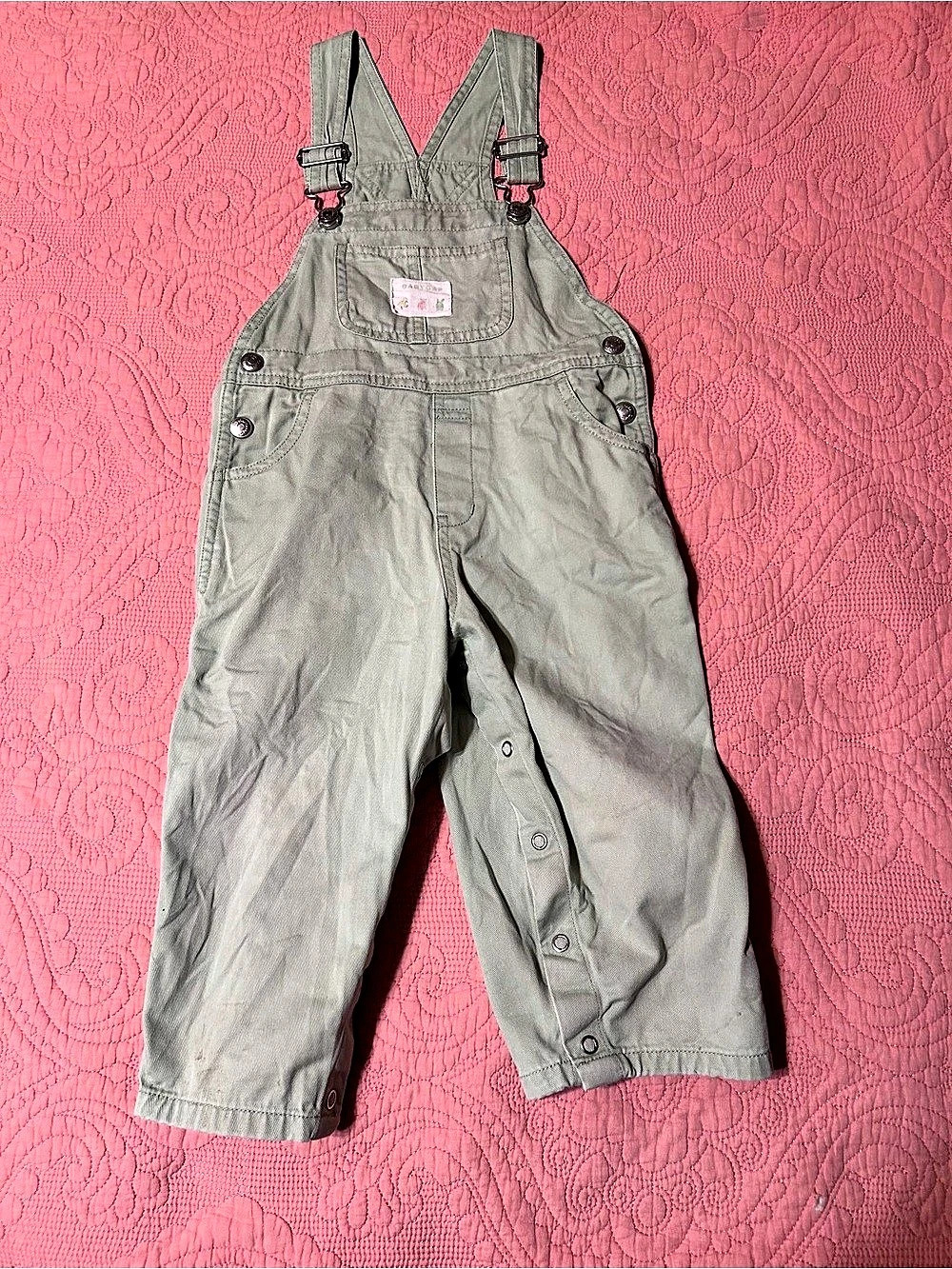 Vintage Y2K Baby Gap Overalls Mint Green 18M (XXL)